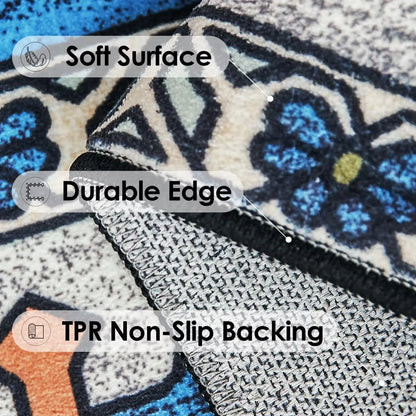 Washable Rug, Bohol Vintage Medallion Area Rugs