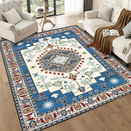 Washable Rug, Bohol Vintage Medallion Area Rugs