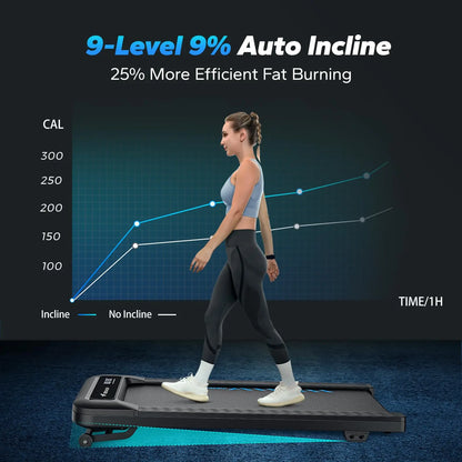 Portable Walking Treadmill with Magnetic Remote Control