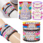 Colorful Friendship Beaded Alphabet Bracelets