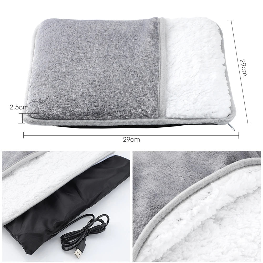 Winter Electric Foot Warmer Multi-Function Heated Foot Cover Portable