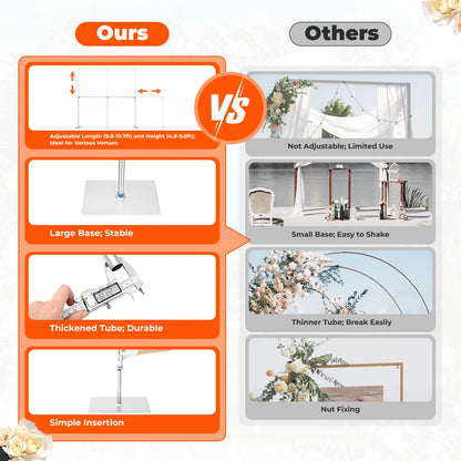 Telescopic Stainless Steel Wall Shelf Photo Stand