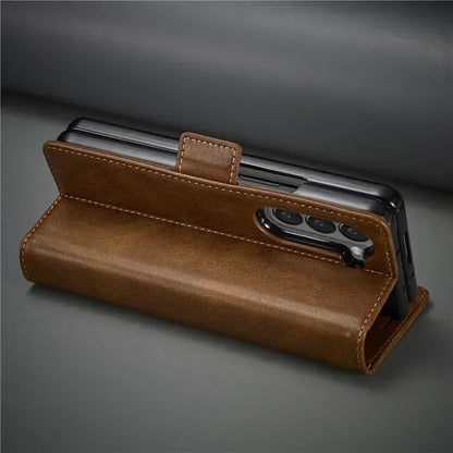 Luxury Fashion Magnetic Wallet Leather
