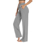 2025 Yoga Sweatpants Women - High Waisted Wide Leg Pants with Pockets, Comfy Loungewear & Workout Gear (Breathable)