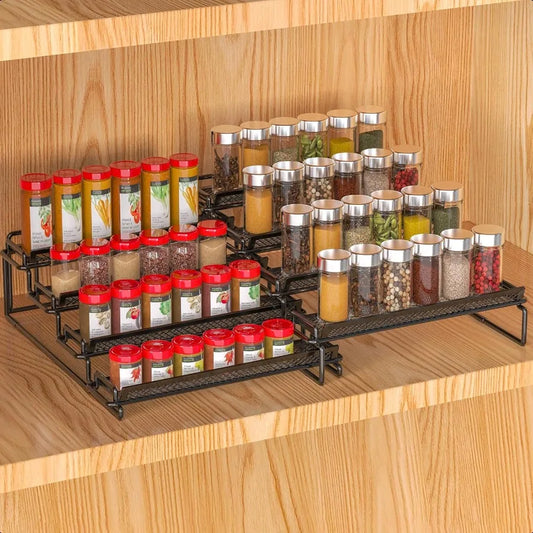 Cabinet Expandable Display Riser Shelf