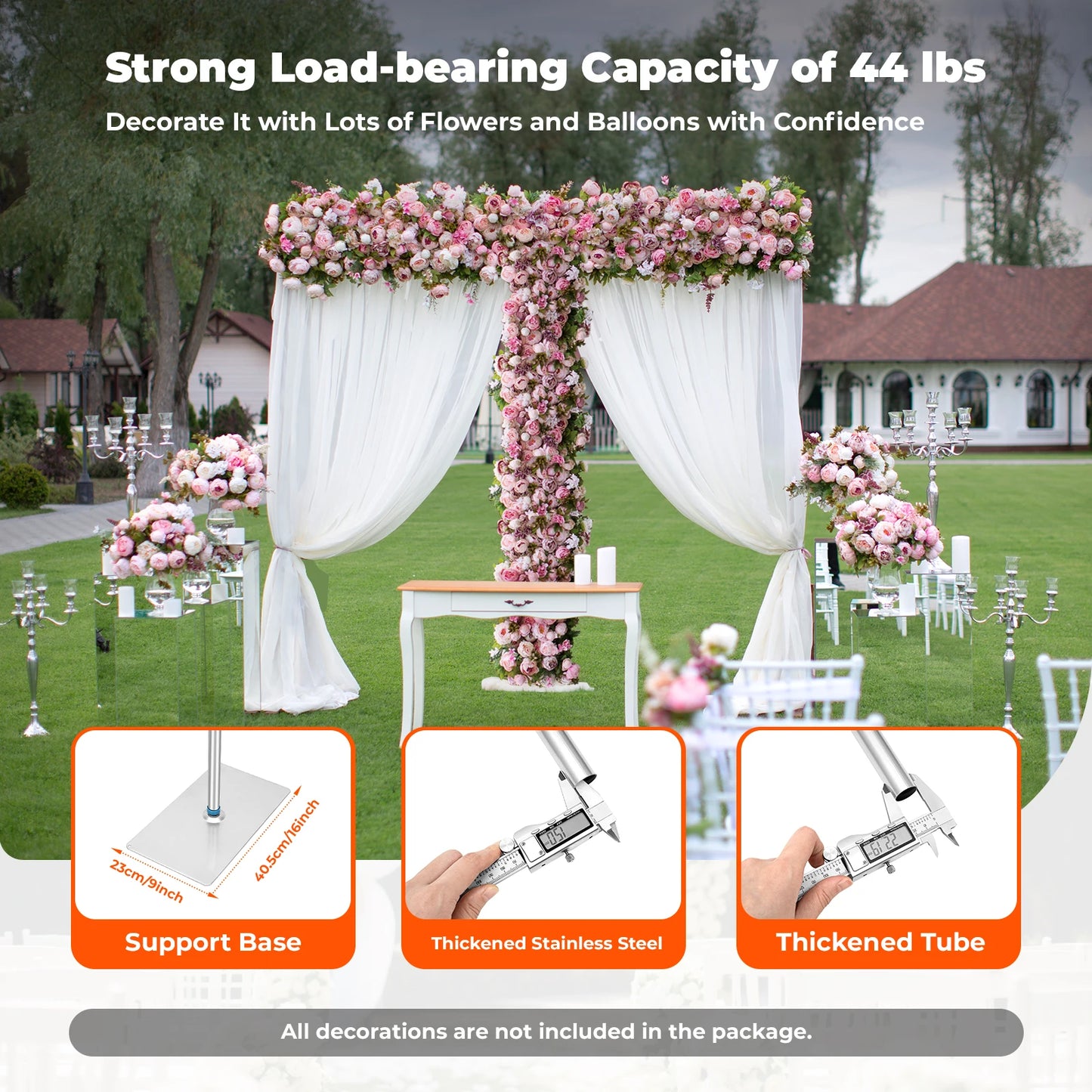 Telescopic Stainless Steel Wall Shelf Photo Stand
