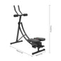 Ab Workout Equipment, Ab Machine for Home Gym, Foldable Core & Abdominal Exercise Machine, Adjustable Ab Machine
