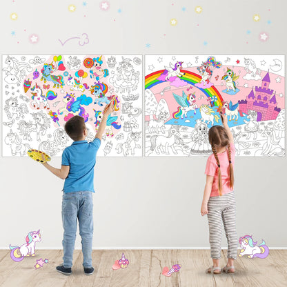 Table Wall Coloring Pages Large Coloring Sheet