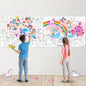 Table Wall Coloring Pages Large Coloring Sheet