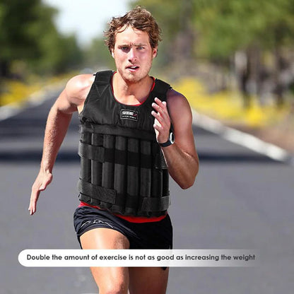 Run Weighted Vest Adjustable Training Fitness