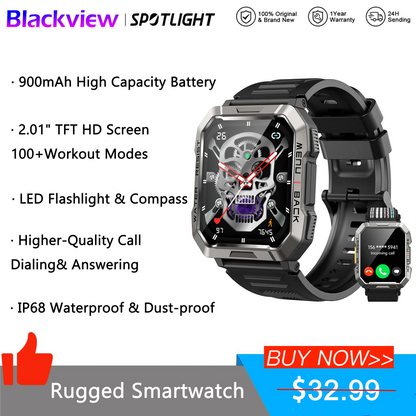 New Smart Watch  Bluetooth Call Waterproof