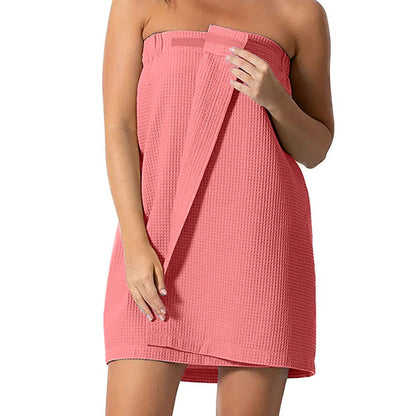 Women Bath Towel Body Wrap With Closure