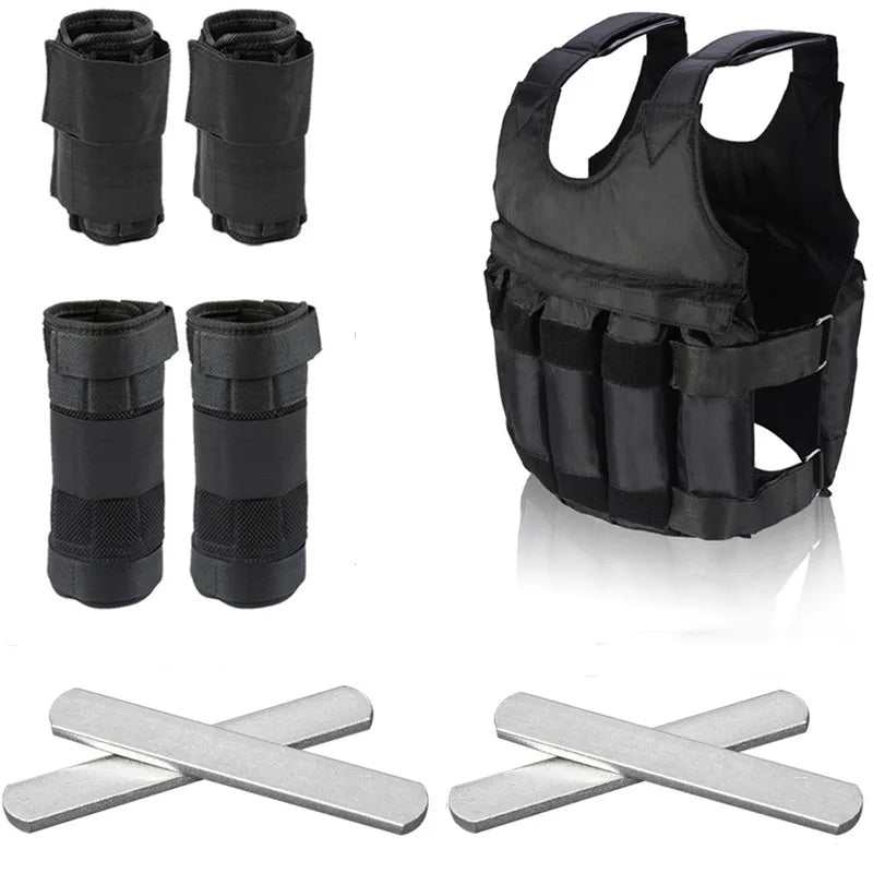 Adjustable Vest Weighted Fitness Training Set