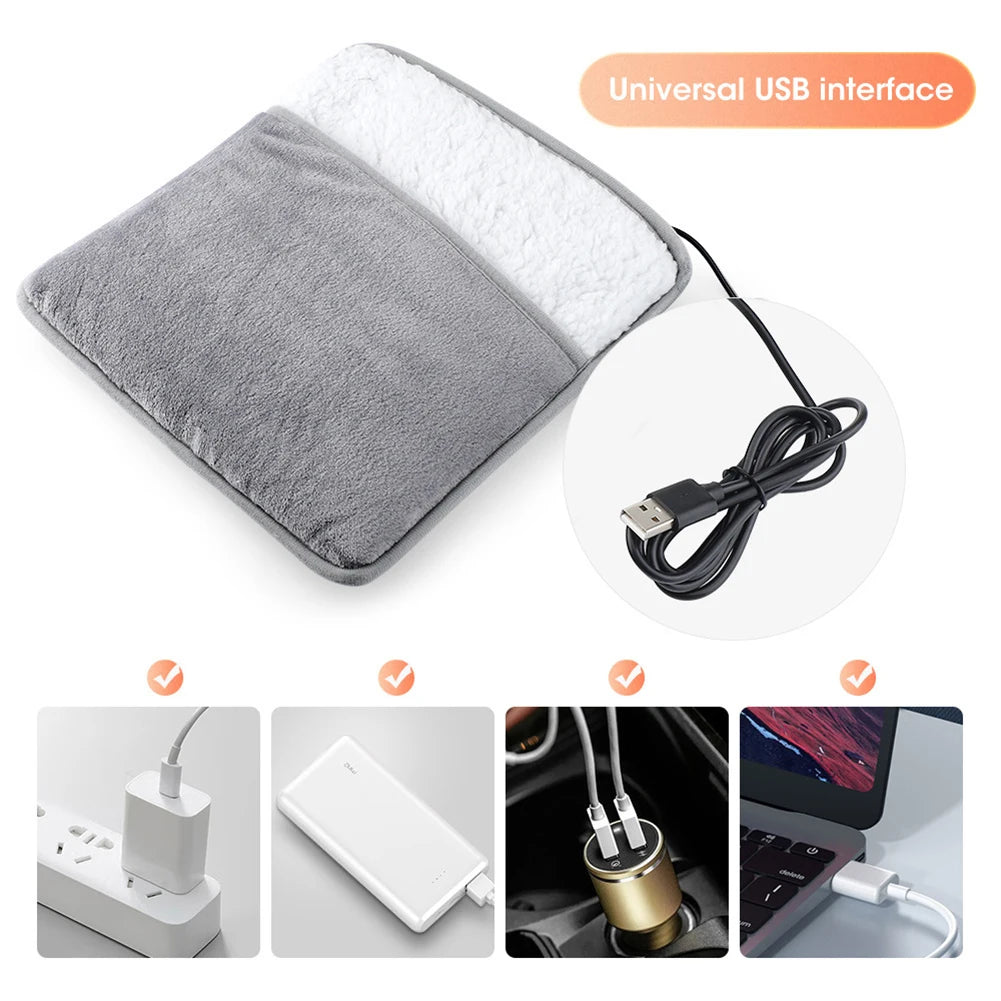 Winter Electric Foot Warmer Multi-Function Heated Foot Cover Portable