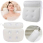 Bath Pillow with Anti-Slip Suction Cups  Supports Head Back Neck