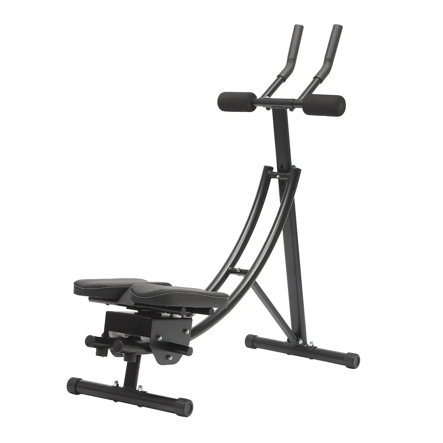 Ab Workout Equipment, Ab Machine for Home Gym, Foldable Core & Abdominal Exercise Machine, Adjustable Ab Machine