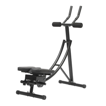 Ab Workout Equipment, Ab Machine for Home Gym, Foldable Core & Abdominal Exercise Machine, Adjustable Ab Machine