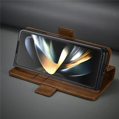 Luxury Fashion Magnetic Wallet Leather