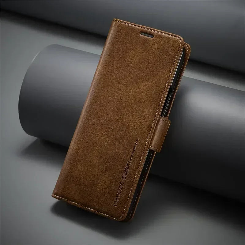 Luxury Fashion Magnetic Wallet Leather