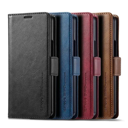 Luxury Fashion Magnetic Wallet Leather