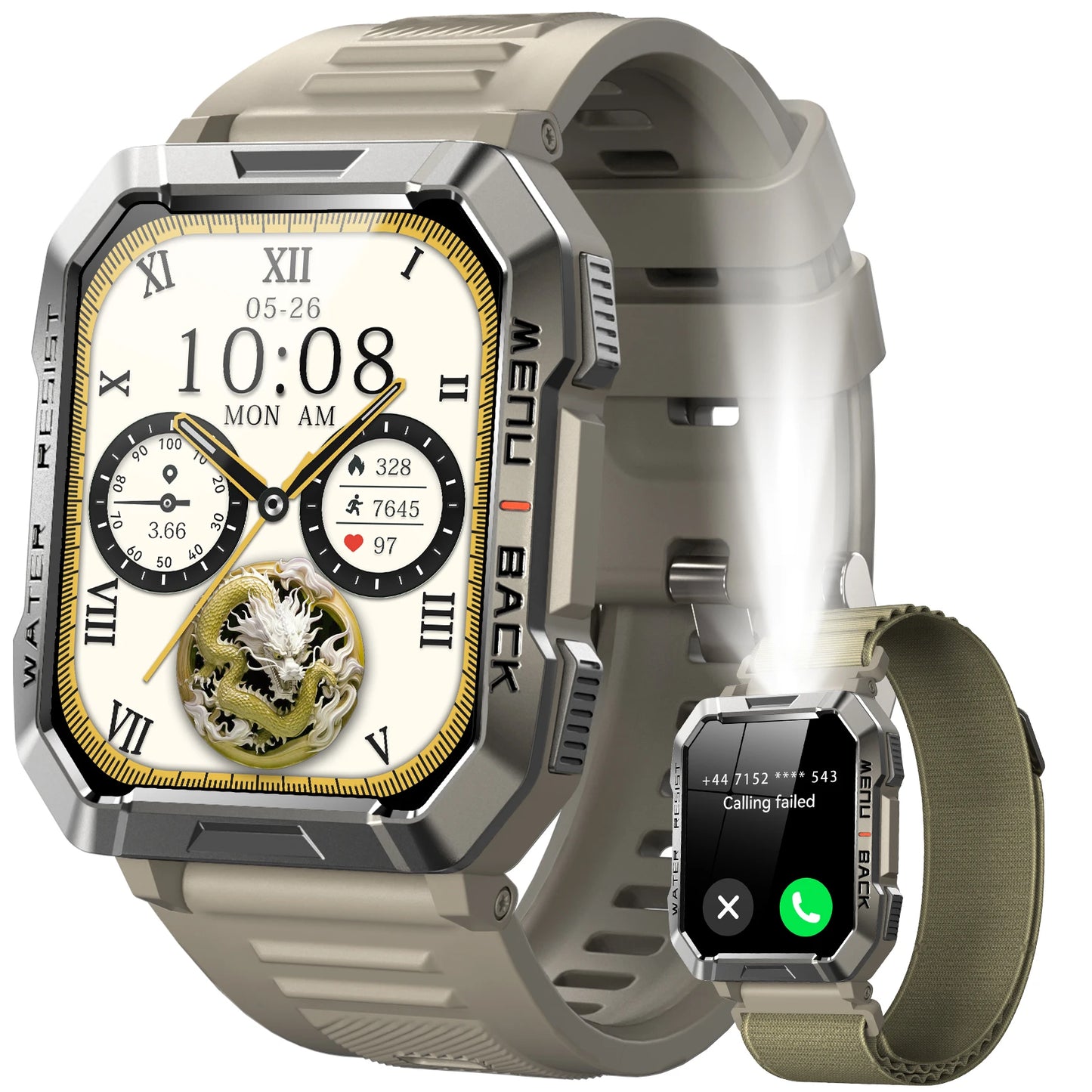 New Smart Watch  Bluetooth Call Waterproof