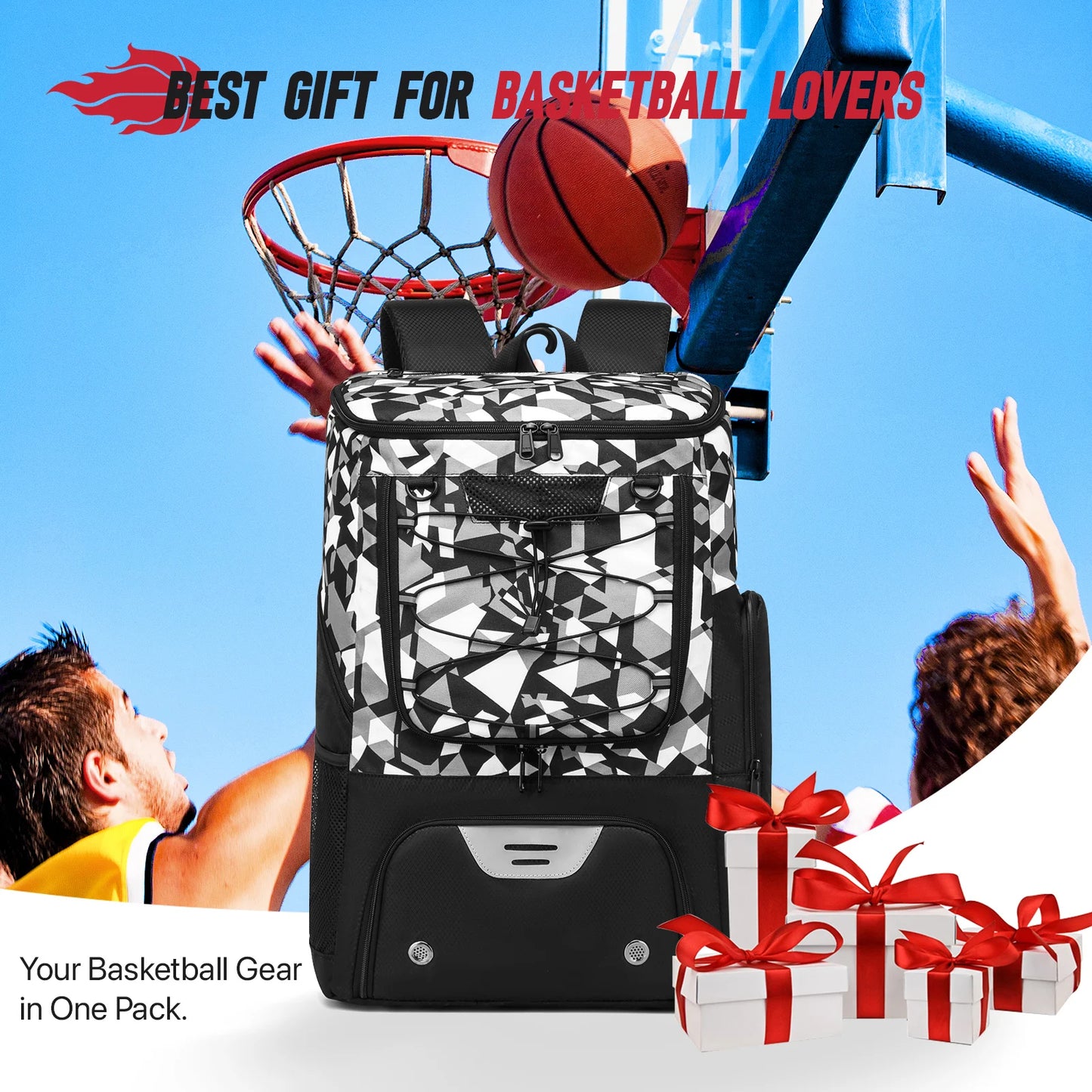 Sports Training Equipment Basketball Backpack