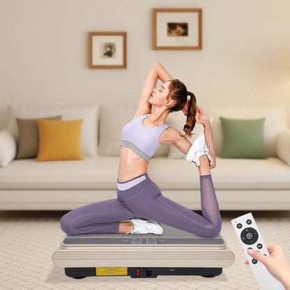 Vibration Plate Exercise Machine 2 Vibration Methods Whole Body Workout Home Training Equipment for Weight Loss & Toning ﻿