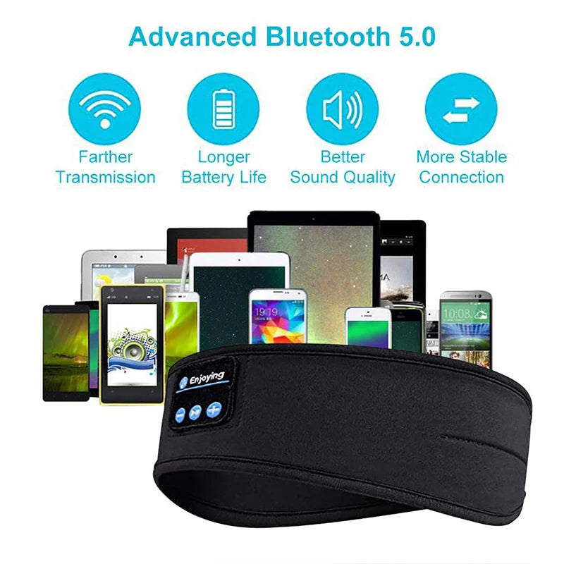 Eye Mask Wireless Bluetooth Headset Headband