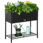 Raised Garden Bed Elevated Planter Box for Herbs Vegetables Flowers