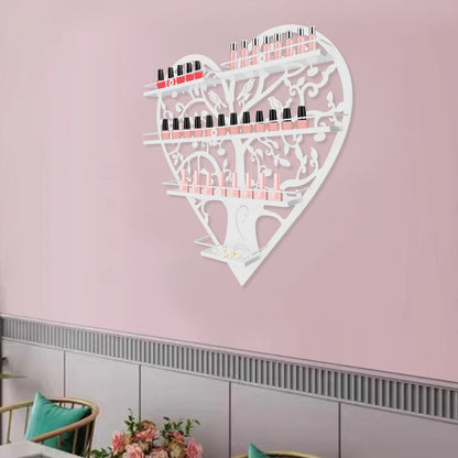 Metal Shelves Wall-Mounted Nail Polish Racks
