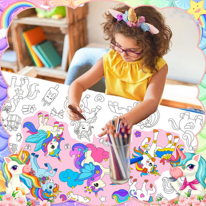 Table Wall Coloring Pages Large Coloring Sheet